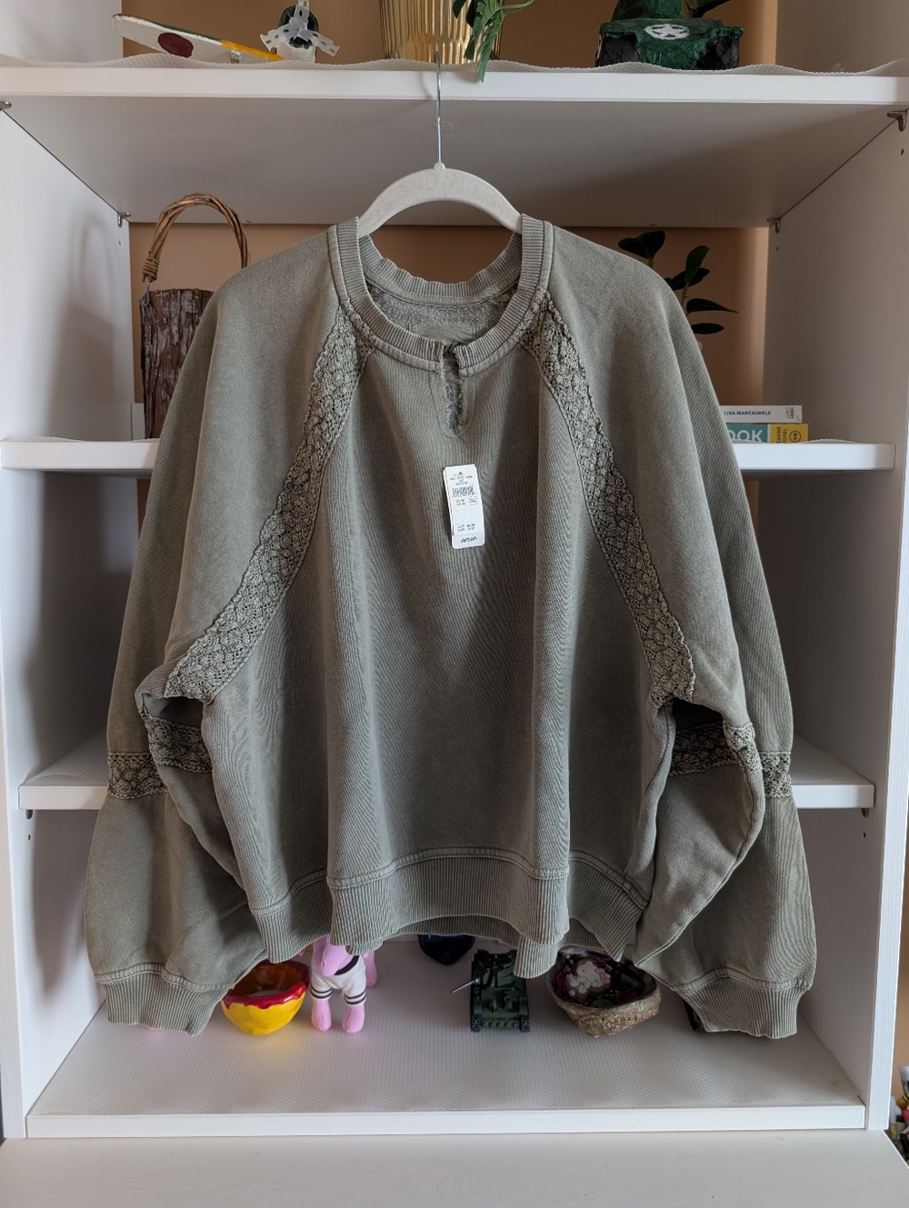Aerie Hey Crochet Sweatshirt